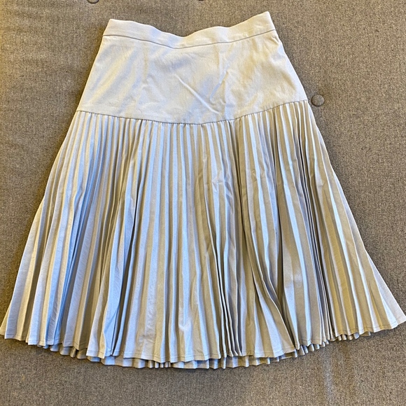 NWT Ava & Lu Sky Dropwaist Pleat Skirt - Picture 2 of 2